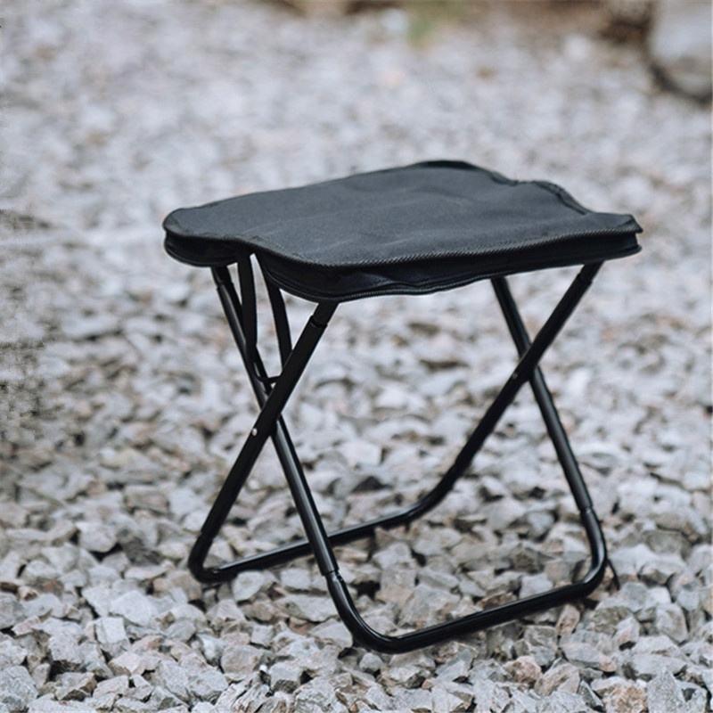 Portable Lightweight Outdoor Folding Chair Sturdy Durable Fishing Stool Picnic Camping Stool Folding Travel Seat for Hiking