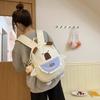 Large-capacity Schoolbag Waterproof Computer Bag Kawaii Capybara Backpack  for School Students