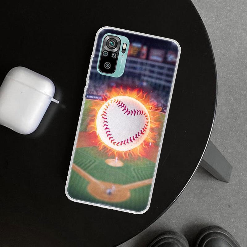 Baseball Sport Phone Case Cover for Xiaomi Redmi Note 15 14 13 12 11 Pro Plus 14S 12S 11S 11T 11E 10S 10 Customized Fundas Redmi
