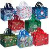 Reusable Non-Woven Christmas Gift Bags with Handles | Holiday Shopping Totes for New Year & Xmas Party Decorations, Gift Packaging