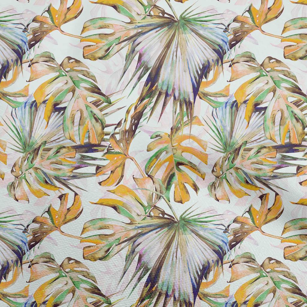 oneOone Хлопчатобумажная гибкая светло-зеленая ткань оставляет швейный материал Ткань с принтом в ярдах 40 дюймов