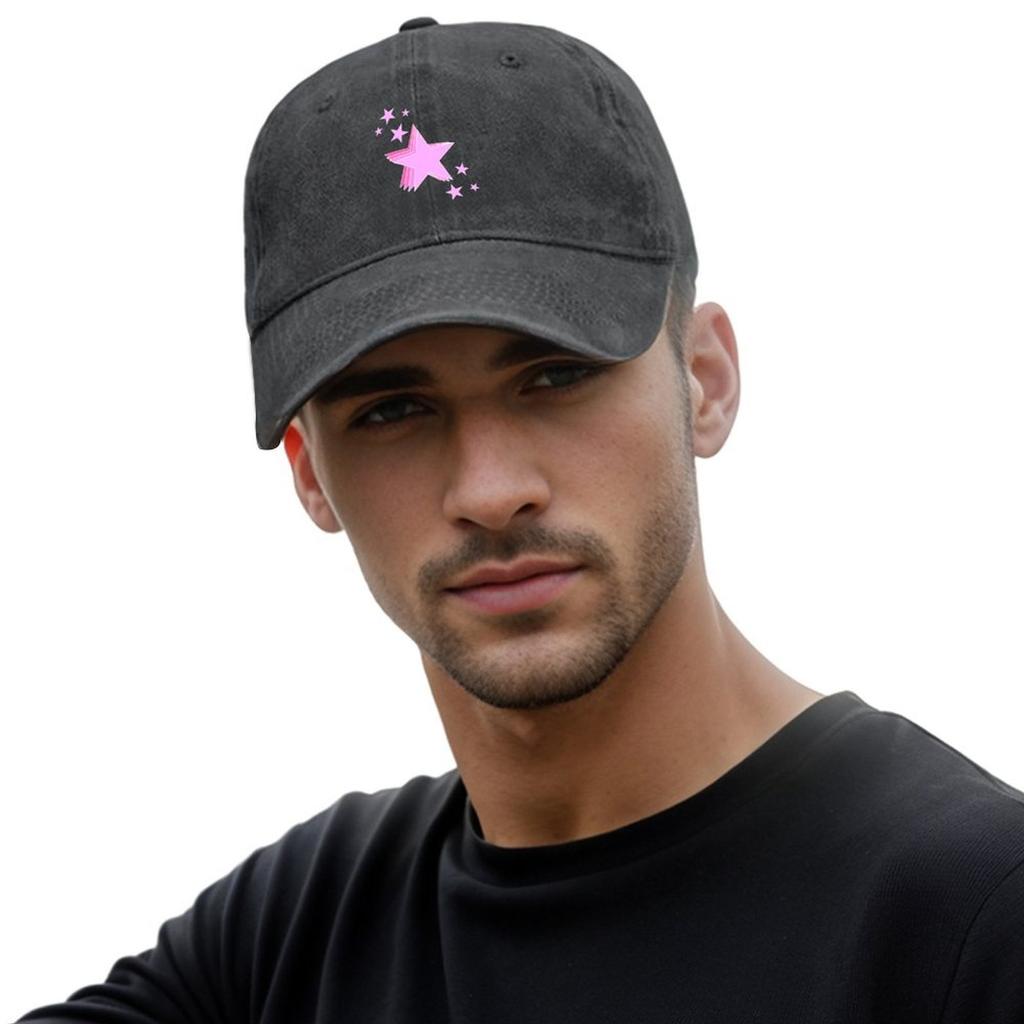 2026 Purple And Pink Shooting Stars Baseball Cap Foam Party Hat Fashionable Black Winter Hats For Men Women Hats Men's