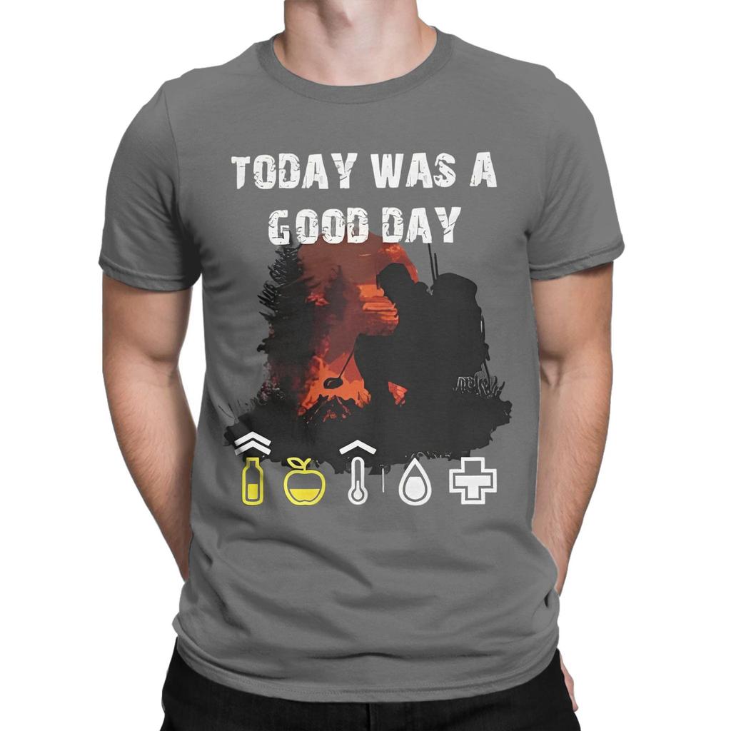 Men DayZ Today is A Good Day T Shirts Shotting Game Cotton Tops Hipster Short Sleeve O Neck Tee Shirt Birthday Gift T-Shirt