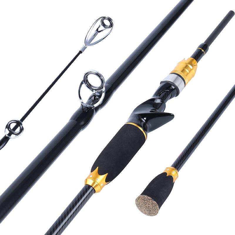 Fishing Rod 4 Section Carbon Fiber Casting Fishing Rod for Freshwater SaltWater Fishing Tackle Lure