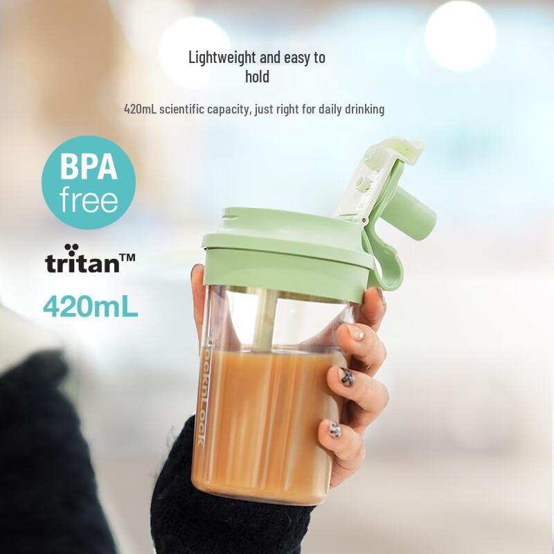 LocknLock Tritan Portable Straw Water Bottle