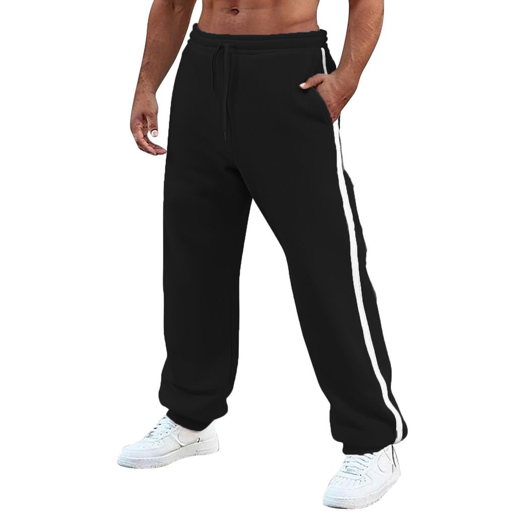 Men Trendy Fahion Drawstring Baggy Pant Casual Running Sweatpants