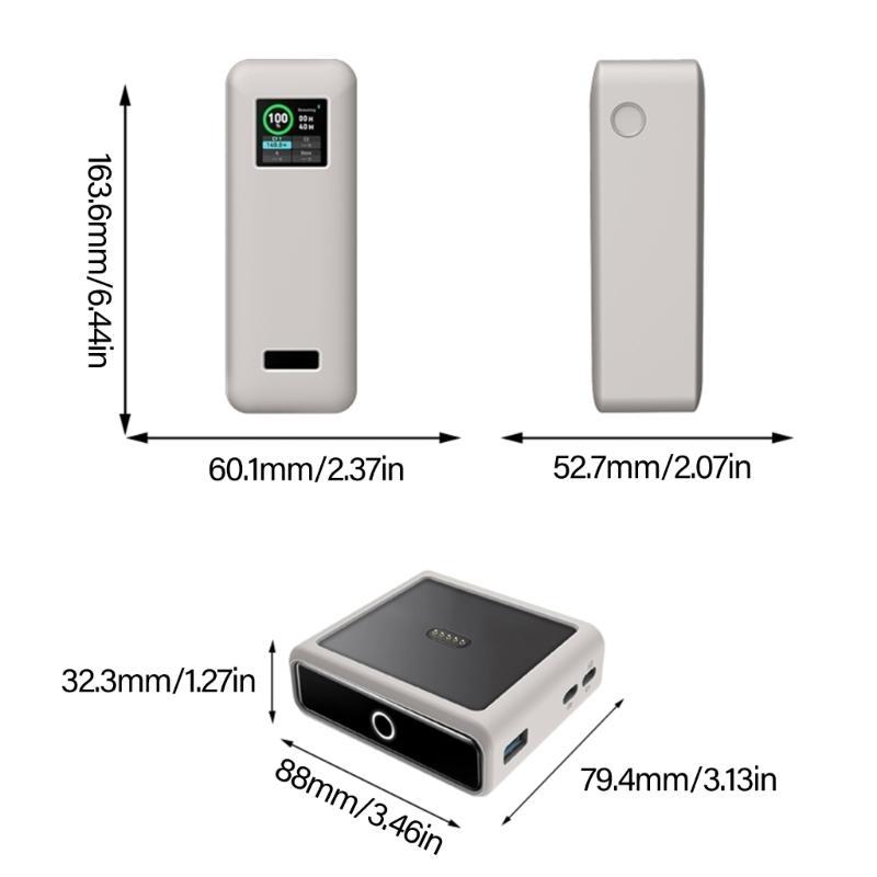Silicone Case for Anker 27650mAh 250W Powerbank Cover Shockproof &Scratch Resistant Sleeve for Enhances Durability B2QA
