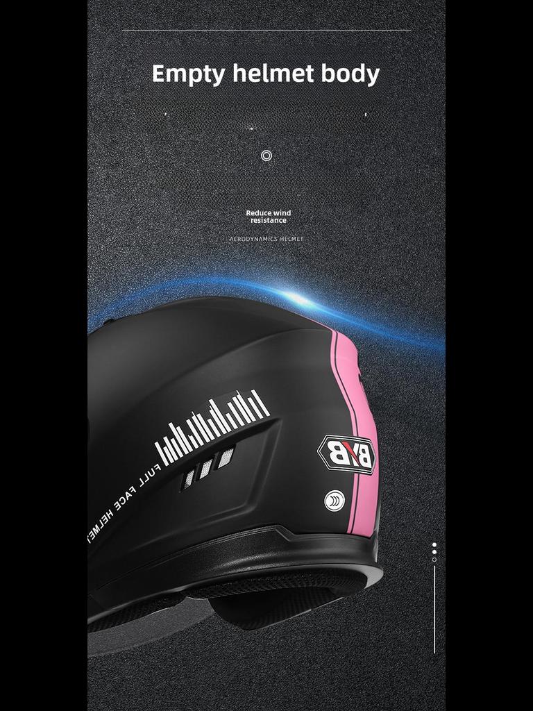 3C Certified All-Season Universal Motorcycle Helmet with Anti-Fog Double Lens and Neck Protection