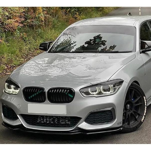 For BMW 1 Series F20 F21 M-Pack 118i 120i M135i M140i M Performance Front Bumper Splitter Lip Diffuser Spoiler Car Accessories