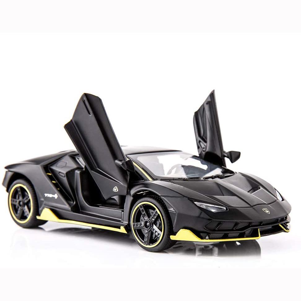 1:32 Lamborghini LP770, модель автомобиля, игрушка, со звуком и светом, откатной автомобиль, игрушки из цинкового сплава для детей, подарок для мальчиков и девочек