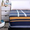 No Pillowcase Waterproof Fitted Sheet Printing Bedcover Anti Mite Bed Protector Cover Sheet Mattress Cover with Elastic Band
