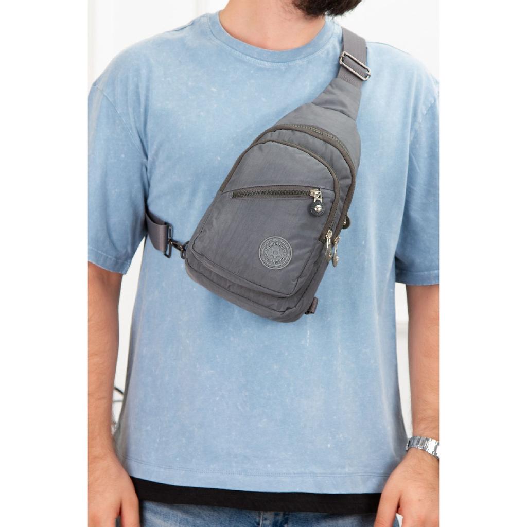 Сумка унисекс из мятой ткани на пояс и через плечо, нагрудная сумка для путешествий, повседневная сумка