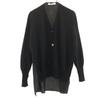 LIVIANA CONTI Made In Italy Wool Blend Long Sleeve Cardigan 40 Black Women Used