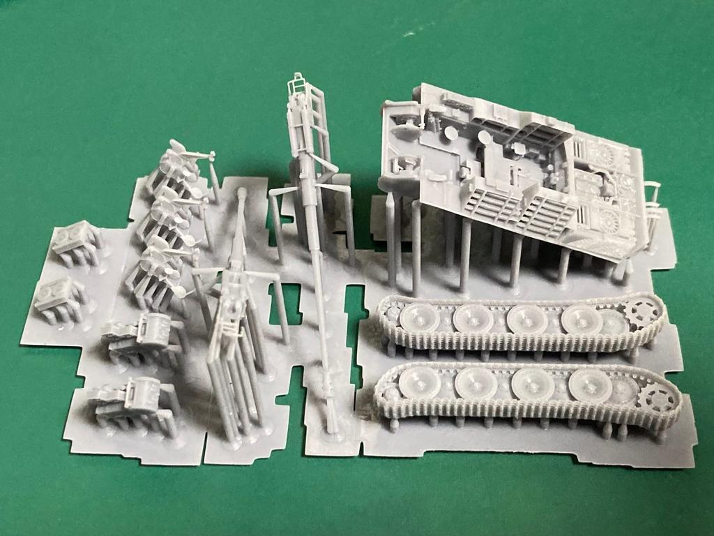 Jagdpanther Full Interior Kit Printed Plastic 1/144 (Interior Only) [3D Model]