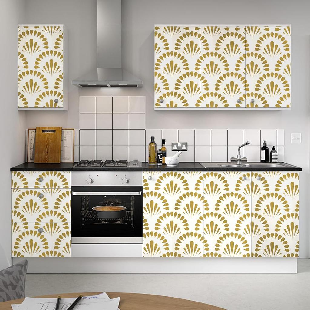 Черно-белые современные обои Декоративные настенные Съемные Самоклеящиеся Лепестковый узор Геометрическая Контактная бумага ПВХ наклейка