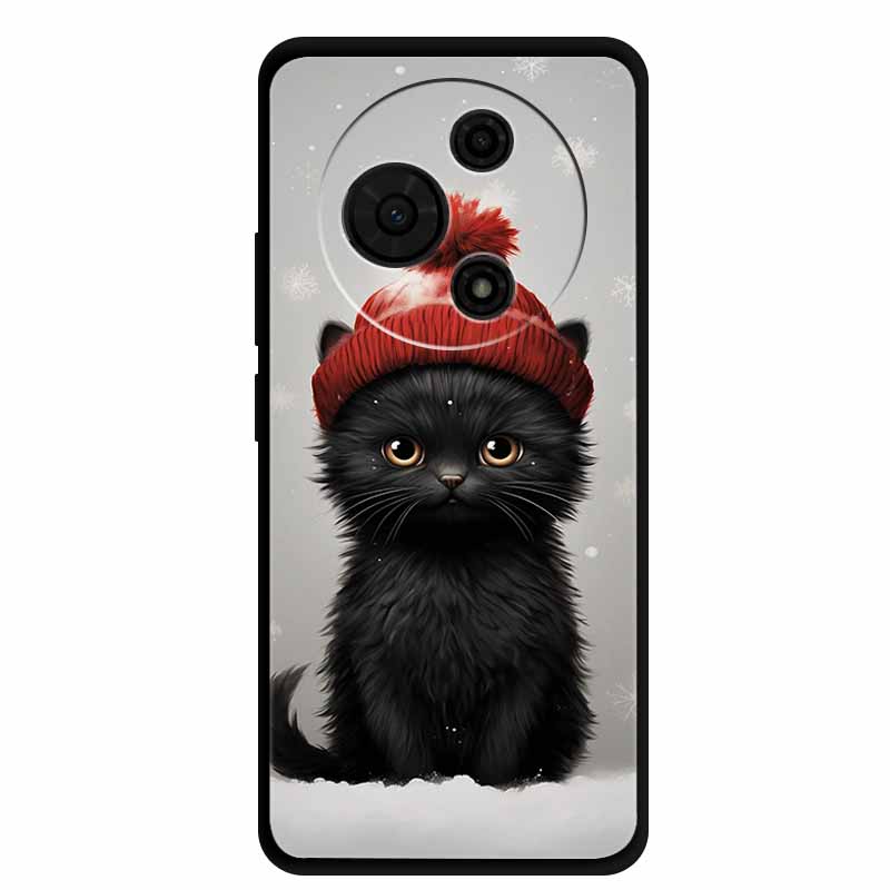Для чехла TCL 605 6.7” Мультяшное Животное Ударопрочный Силиконовый Мягкий ТПУ Funda Для TCL 605 Задняя Крышка Защитная Nubia Coque Военный