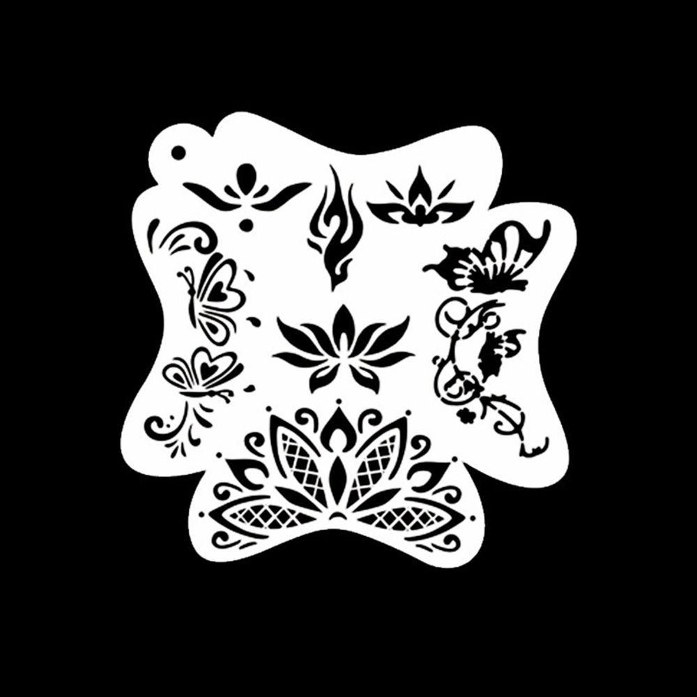 Ручная роспись лица, шаблоны для рисования, многоразовые инструменты для макияжа своими руками, трафареты для рисования боди-арта