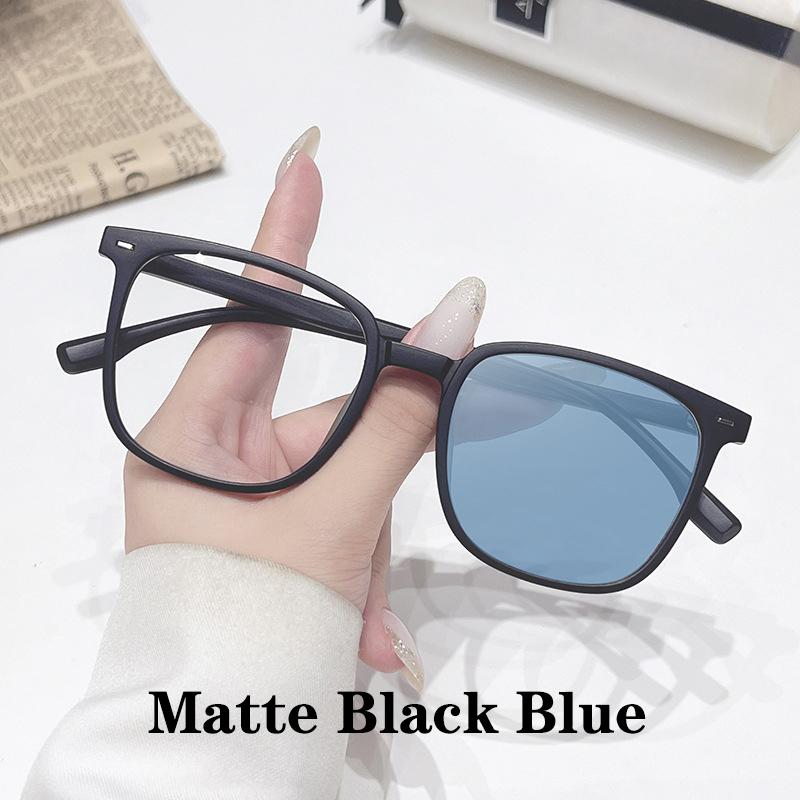 Photochromic Square Sunglasses Rectangle Fashion Women Men Shades Sun Glasses for Female Male Traveling Oculos Plain Glasses