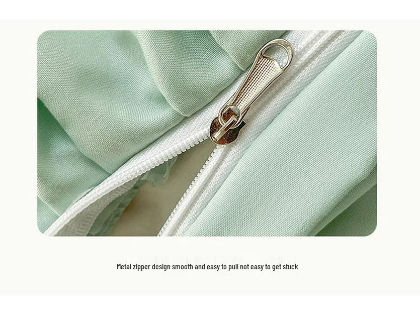 G5Z Корейский набор постельного белья "Принцесса и Подсолнух" - Большой пододеяльник и простыня на резинке, Девичий комплект из четырех предметов