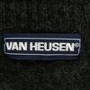 VAN HEUSEN 90s Wool Old Long sleeve Crew neck knit M green sweater Men's Used