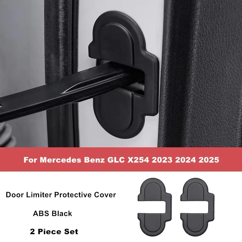 Для Mercedes Benz C-Class W206 GLC X254 2025-2025 Защитная накладка на ограничитель двери автомобиля, отделка пряжки замка двери, аксессуары для интерьера