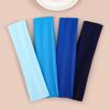 4pcs Outdoor Sports Headband Portable Fitness Hairbands Woman Hair Wrap Brace Elastic Cycling Yoga Running Exercising Sweatband