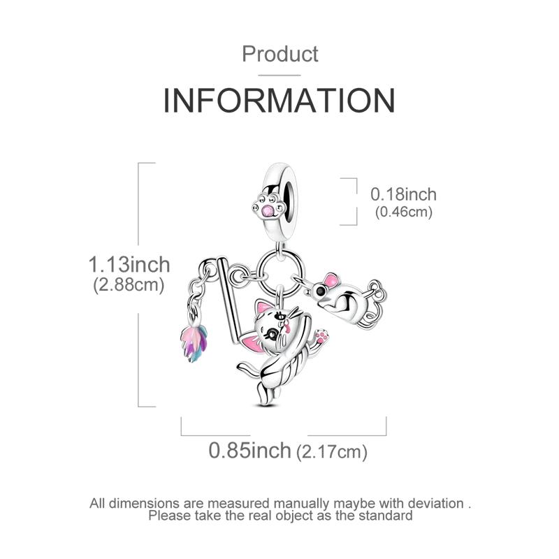 Медные Подвески-Шармы Ангел Сердце Глаз Защитника Ладони Подходят для Оригинального Браслета DIY Ювелирные Изделия Подвески Висячие Подарок для Женщины
