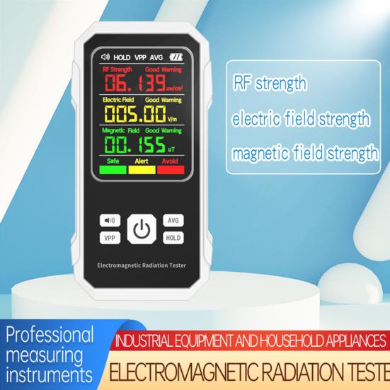 1 Set EMF Meter High Accuracy Professional Handheld Electromagnetic Radiation Detector Tester Electrician