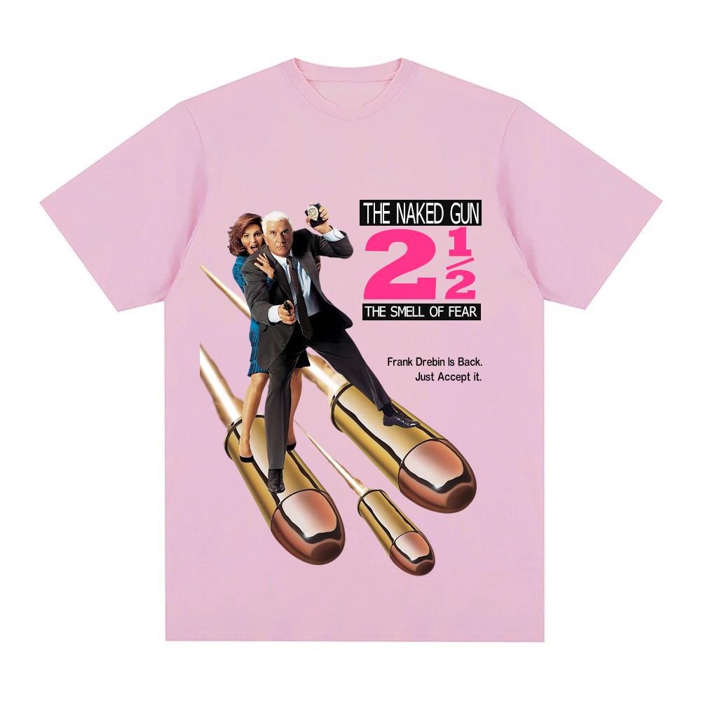 The Naked Gun comedy movieT-shirt Summer 2025new style Graphic Printing Round Neck T-shirt Comfortable100%Cotton short sleeve