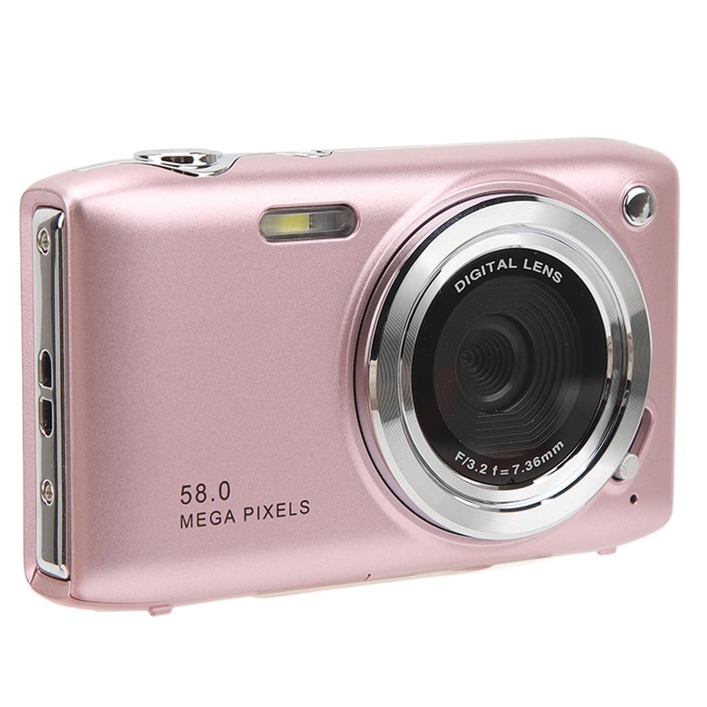 Digital Cam a 2.88 Inch Screen 58MP 4K HD 16X Zoom Fixed NaMacro Timed Photography Digital Video Cam a