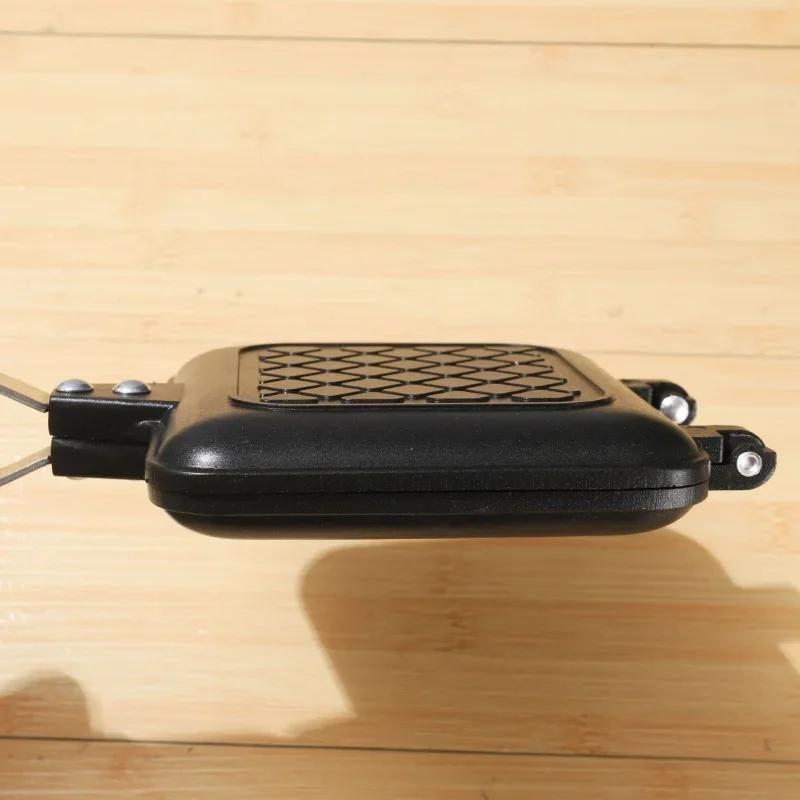 Double-sided Frying Pan Non-Stick Sandwich Bread Bakeware Breakfast Waffle Pancake Egg Frying Pan Household Kitchen Utensils