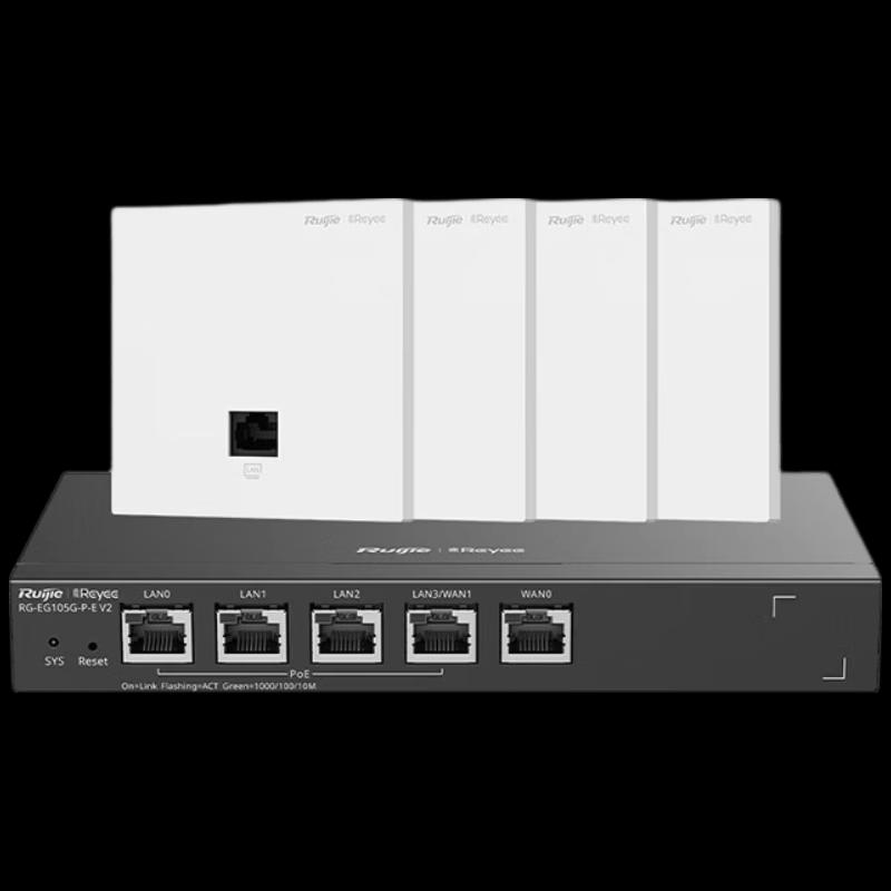 Ruijie WiFi 6 Whole-House Panel AP System Kit (CN version)