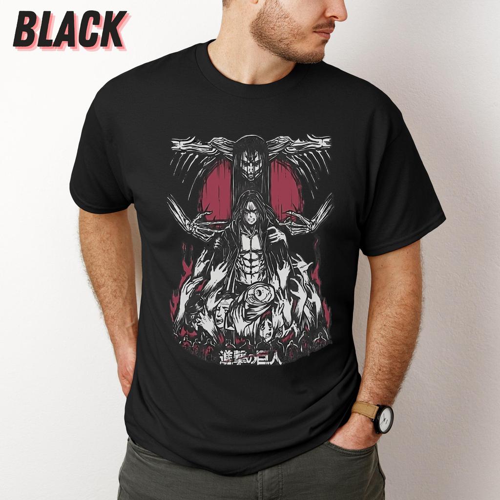 Attack on Titan Eren Yeager Shirt Anime Cosplay Tee