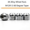 4x Car Wheel Lug Bolts Nuts M12x1.5 19mm Tire Parts For Ford C-Max Cougar Ecosport Focus Mondeo Fiesta Transit Connect KA Kuga