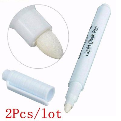 2x белая жидкая меловая ручка/маркер для классной доски со стеклянными окнами