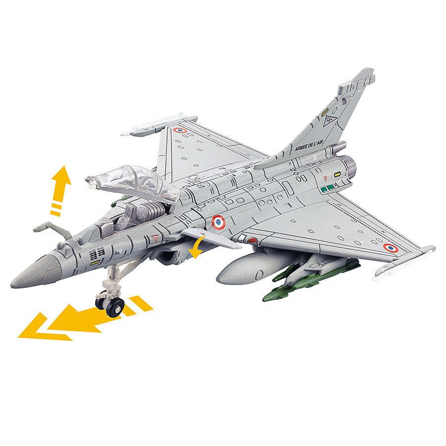 1:72 Творческие Строительные Блоки Военная Серия Модель Штурмовика Dassault Rafale Игрушки Истребитель Для Мальчиков Рождественский Подарок На День Рождения