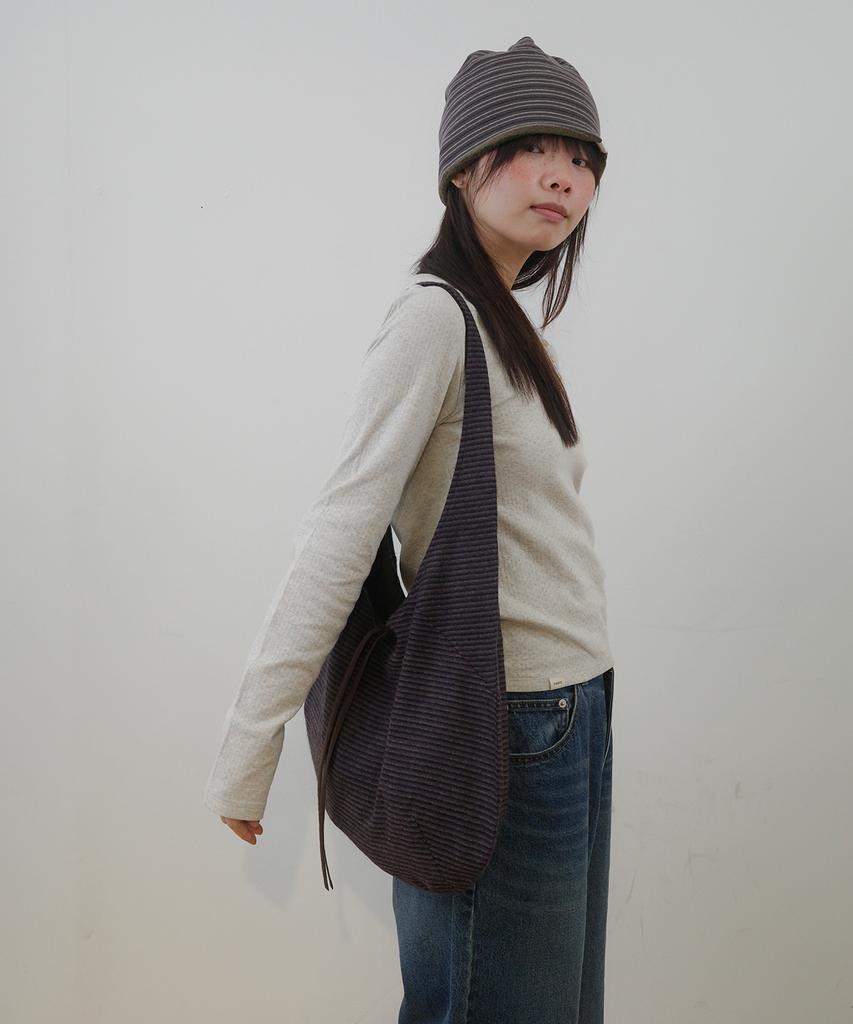 Сумка Naats Stripe Comfy, Фиолетовая