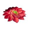 Yousheng Lotus Flower Shaped Rug 3D Visual Effect Lotus Carpet Absorbent Area Rug with Non-Slip Backing for Bedroom Living Room Bathroom Kitchen