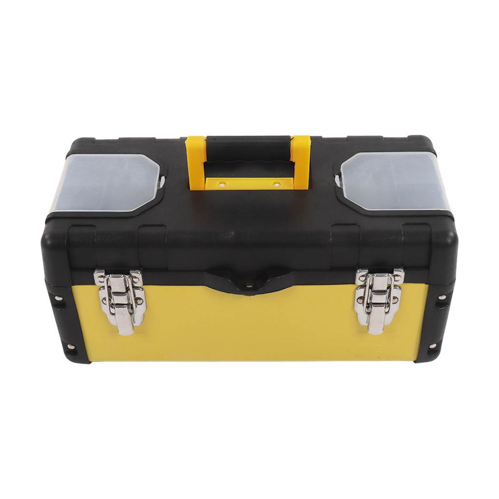 Tool Box Multifunction 15.6inch Large Capacity Double Layer Toolbox Organizer with Removable Tray