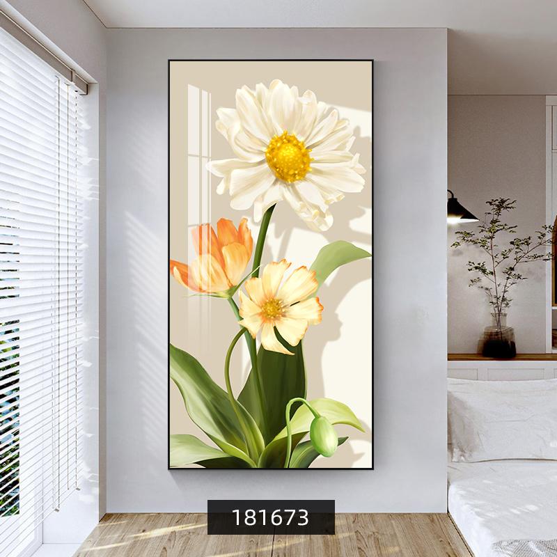 Скандинавский шик Белый Желтый Цветок Холст Картина Подсолнух Постеры и Принты Ваза Тюльпаны Настенное Искусство для Веранды Комнаты Настенный Декор