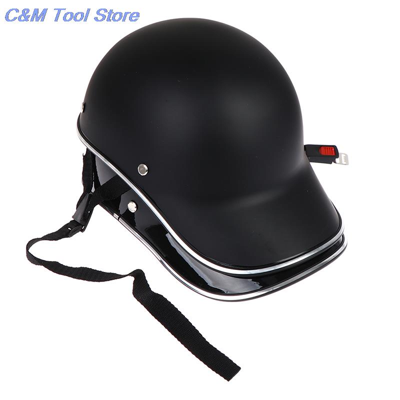 1 шт., бейсбольная кепка, стильная мотоциклетная полушлем, защитная каска для кафе Racer Chopper Scooter, винтажная летняя кепка с половиной лица