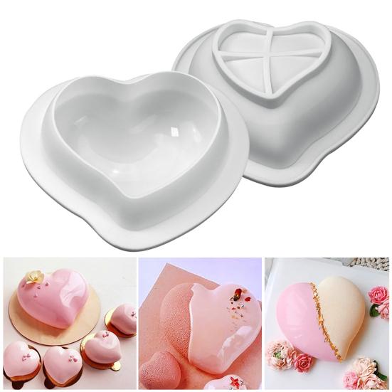 Декоративная форма для конфет Yousheng с антипригарным покрытием в форме романтического сердца, форма для десерта, инструменты для выпечки