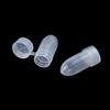100 Pcs Portable Flip Lid Transparent Capsule Storage Containers Pill Box Holder