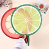 Round Shape Handheld Folding Fan Polyester Cooling Fans Lightweight Foldable Hand Fans  Summer
