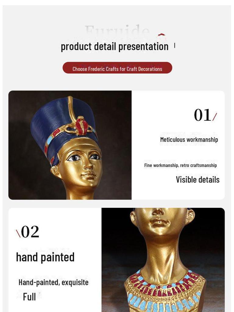 Египетские ретро-поделки из смолы: Уникальный декор для дома и сувениры из путешествий