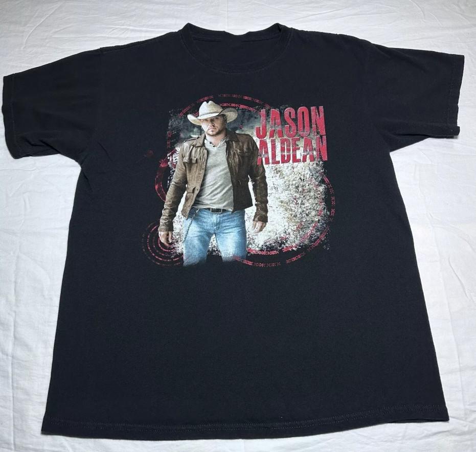 2012 Jason Aldean Concert Tour Country Singer T-shirt size S-5XL