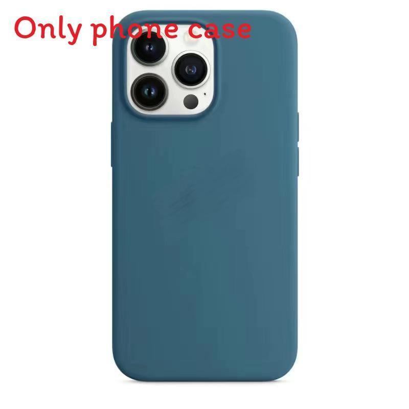 Silicone Liquid Magnetic Phone Case With Shock Absorption For Iphone Pro 13