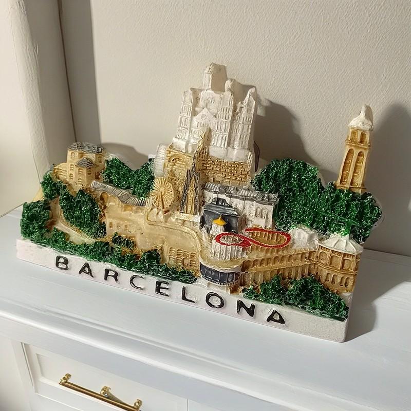 Европа Испания магниты на холодильник Португалия Смоляные палочки на холодильник Туризм Памятные подарки ручной работы Креативные подарки Барселона Лиссабон