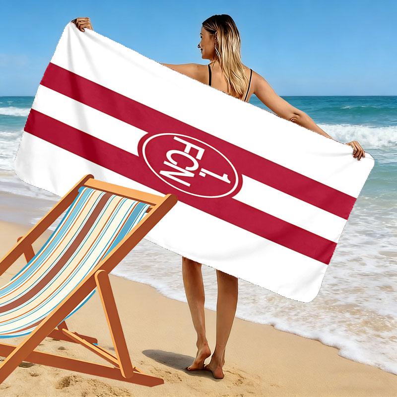 FCN Beach Towel, Large Soft Quick Dry Towel for Beach Camping Swimming