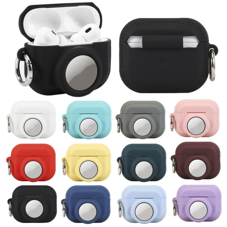 Для AirPods Pro 2 / Airtag 2 в 1 Универсальный силиконовый защитный чехол от падений